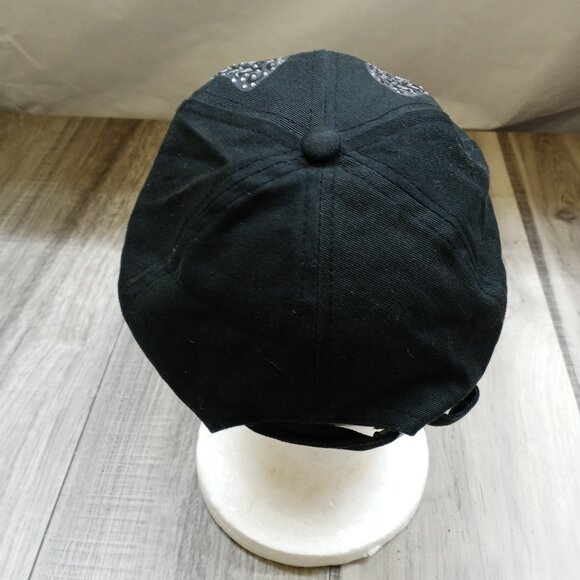 Harley Davidson Baseball Hat Cap Wing Design Rhinestone Studded Loop Back - Picture 5 of 11